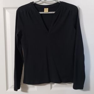 Women's Steve & Barry's Long Sleeve V-Neck Top